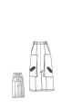 Rundholz DIP - Gerade weite techno-stretch-hose - 2242390102