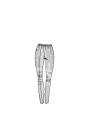 Bois rond DIP - legging étroit en jersey de soie - 2242420206