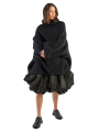 Rundholz DIP - Pull à col roulé en grosse maille avec manches larges en laine Oversize black Black Melange - 2242447002