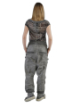 Bois rond DIP - Pantalon décontracté en coton sergé à l'entrejambe bas - 2242600101