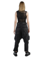 Bois rond DIP - Pantalon en coton sergé stretch en forme de tulipe avec une hauteur d'entrejambe décontractée - 2242600105