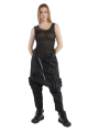 Bois rond DIP - Pantalon en coton sergé stretch en forme de tulipe avec une hauteur d'entrejambe décontractée - 2242600105