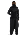 Rundholz DIP - Gerade schmale leinen-woll-jacke mit kapuze - 2242631101