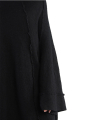 Rundholz DIP - Robe en tricot avec col montant au niveau du cou et manches larges Oversize Black - 2242687304