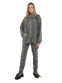 Rundholz Black Label - Gerade weitee nylon-fleece-jacke - 2243201103