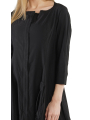 Rundholz Black Label - BallonKleid mit Raffungen in der Ballonform Super Stretch Black - 2243220904