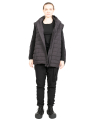 Rundholz Black Label - Jacket with hood and integrated vest wadier Black - 2243231101