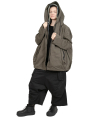 Rundholz Black Label - Jacket with hood and integrated patterned vest padded Jungle - 2243231101