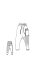 Rundholz Black Label - Pantalon en French-terry à l'entrejambe décontracté - 2243250107