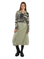 Rundholz Black Label - Kurze fein-strick-strickjacke mit allover-druck - 2243277103