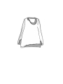 Rundholz Black Label - T-shirt évasé en jersey de coton - 2243330501