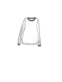 Rundholz Black Label - T-shirt évasé en jersey de coton - 2243330506