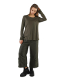 Rundholz Black Label - T-shirt évasé en jersey de coton - 2243330506