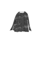 Rundholz Black Label - Gerade schmale mesh-jersey-jacke mit allover-druck - 2243341104