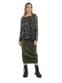 Rundholz Black Label - Gerade schmale mesh-jersey-jacke mit allover-druck - 2243341104