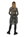 Rundholz Black Label - Fitted mesh jersey tunic with all-over print - 2243341903