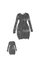 Rundholz Black Label - Fitted mesh jersey tunic with all-over print - 2243341903