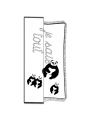 Rundholz Black Label - Rechteckiger woll-schal mit platziertem druck - 2243361405