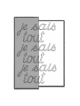 Rundholz Black Label - Rechteckiger acryl-mix-schal mit platziertem druck - 2243361406