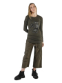Rundholz Black Label - T-shirt cintré en jersey de coton avec impression placée - 2243370515