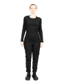 Rundholz Black Label - Лонгслив Хлопковый Джерси Черный - 2243370525
