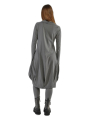 Rundholz Black Label - Robe en jersey de papier en forme de A avec impression placée - 2243370912
