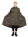 Rundholz Black Label - Kleid hinten gerüscht mit Brusttasche Popeline Jungle - 2243320912