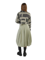 Rundholz Black Label - Jupe ballon en coton sergé stretch avec impression placée - 2243390305