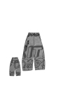 Rundholz Black Label - Pantalon techno-stretch baggy avec impression allover - 2243440107