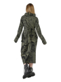Rundholz Black Label - Ballonförmige techno-stretch-jacke mit allover-druck und abknöpfbarem kragen - 2243441105