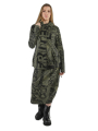 Rundholz Black Label - Ballonförmige techno-stretch-jacke mit allover-druck und abknöpfbarem kragen - 2243441105