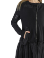 Rundholz Black Label - ausgestelltes french-terry-stretch-Kleid mit platziertem druck Black Print - 2243510904