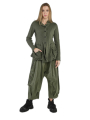 Rundholz Black Label - Hüftlange ausgestellte sportloden-strickjacke - 2243897107