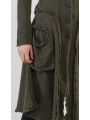 Rundholz Black Label - Langer a-förmiger sportloden-strickmantel - 2243897208