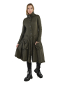 Rundholz Black Label - StrickMantel mit Koffertaschen gekochte Wolle Jungle - 2243897208