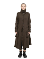 Rundholz Black Label - StrickMantel mit Koffertaschen gekochte Wolle Jungle - 2243897208