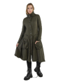 Rundholz Black Label - Langer a-förmiger sportloden-strickmantel - 2243897208