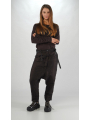 Rundholz - Baggy linen viscose pants with turn-up - 2251080104