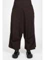 Rundholz - Rundholz Baggy Fit Hose aus Wolle und Baumwolle - 2251110102