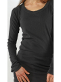 Rundholz - Modal mix shirt with cropped glove - 2251180502