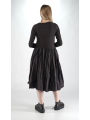 Rundholz - Fitted modal mix dress with cropped glove - 2251180906
