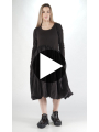 Rundholz - Fitted modal mix dress with cropped glove - 2251180906