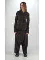 Rundholz - Taillierte Rundholz Jacke mit Raffungen und Knöpfen - 2251211102