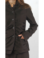 Rundholz - Taillierte Rundholz Jacke mit Raffungen und Knöpfen - 2251211102