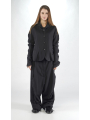 Rundholz - Schmale Woll Jacke mit Gekräuselten Ärmeln - 2251251108