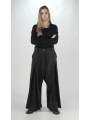 Rundholz - Flared linen wool trousers with box pleats - 2251260108