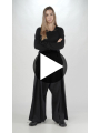 Rundholz - Flared linen wool trousers with box pleats - 2251260108
