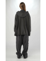 Rundholz - A-shaped French Terry jacket with removable insert - 2251271104
