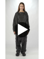 Rundholz - A-shaped French Terry jacket with removable insert - 2251271104