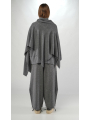 Rundholz - Rundholz Oversize Strickschal aus Wolle und Waschbärhaar - 2251337707
